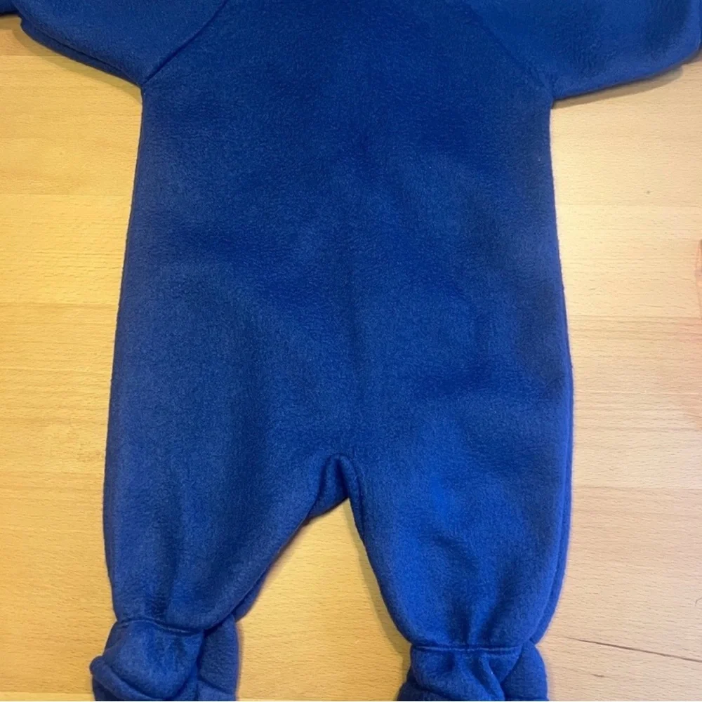 Like New Carter's Navy Blue Tractor Footie